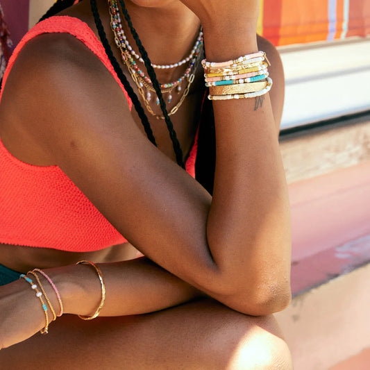 Amari Bracelet - Coral