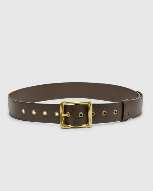 Everyday Buckle Belt - Chocolate