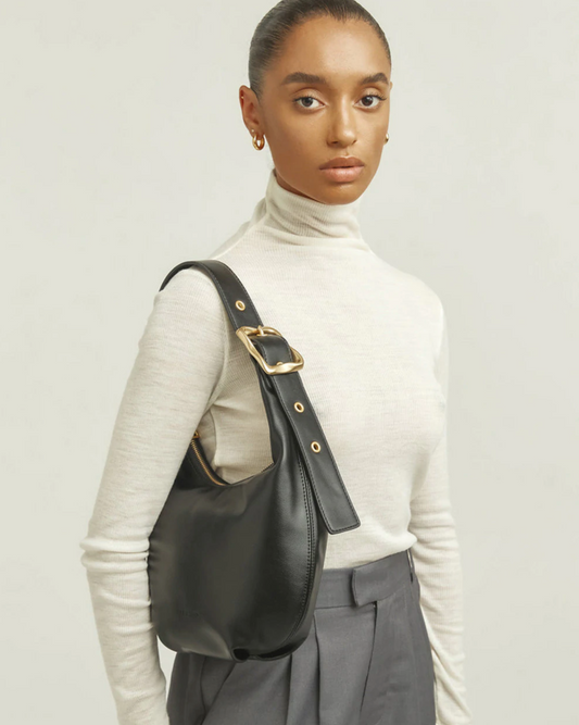 Everyday Croissant Bag - Black